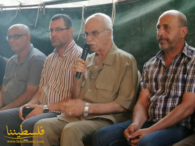 شناعة من خيمة الكرامة في البداوي: شعبنا اللاجئ في لبنان متمسّكٌ بالعودة إلى فلسطين، ولكن من حقّه أن يعيش بكرامة