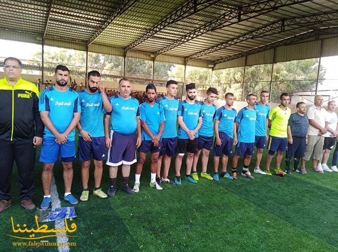 نادي النصر الرياضي يستضيف نادي لواء المشاة الثاني في مباراة كرة قدم في نهر البارد