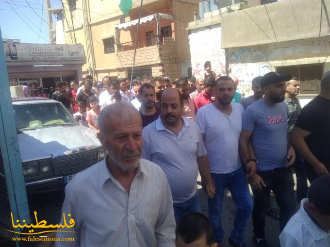 مسيرةٌ جماهيريةٌ تجوب مخيَّم الجليل في جمعة الغضب السابعة رفضًا لقرار وزير العمل اللبناني