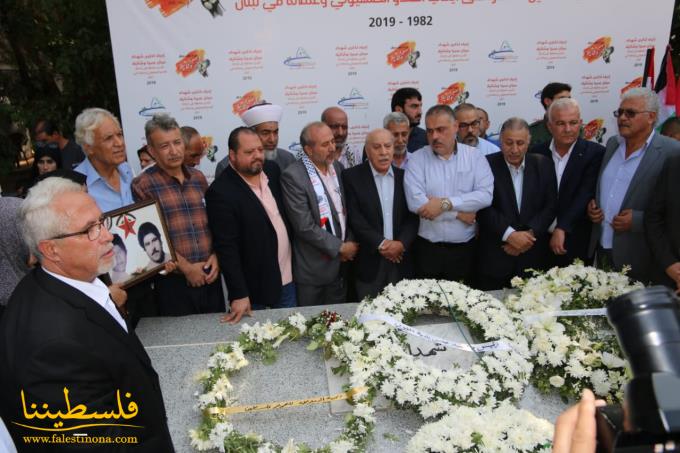لجنة "كي لا ننسى" ووفودٌ فلسطينية ولبنانية يحيون الذكرى الـ٣٧ لمجزرة صبرا وشاتيلا باحتفالٍ حاشدٍ في بيروت