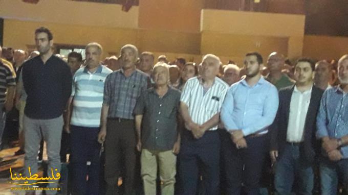 حركة "فتح" تُشارك في إحياء الذكرى الـ37 لانطلاقة "جبهة المقاومة الوطنية اللبنانية" في برجا