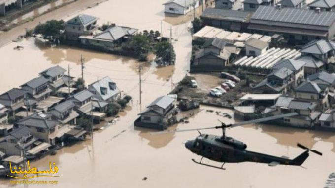 مصرع 10 أشخاص جراء هطول أمطار غزيرة في اليابان