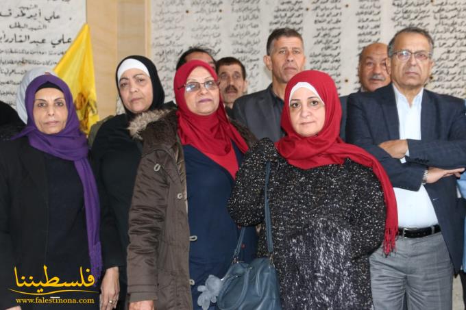 أمناء سر أقاليم الوطن والخارج يكلِّلون النصب التِّذكاري لشهداء الثَّورة ويجولون في مخيَّمات بيروت