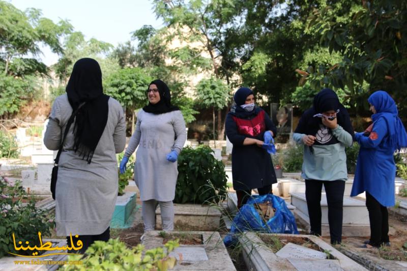 مبادرة من أهالي مخيَّم شاتيلا بتنظيف مثوى شهداء الثورة الفلسطينية