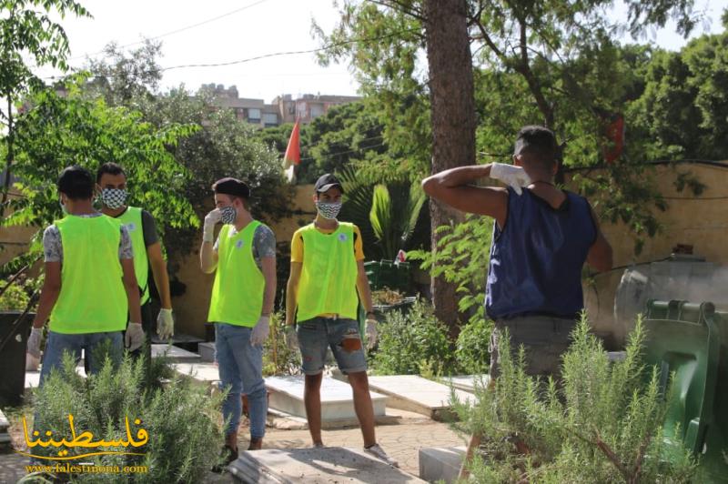مبادرة من أهالي مخيَّم شاتيلا بتنظيف مثوى شهداء الثورة الفلسطينية