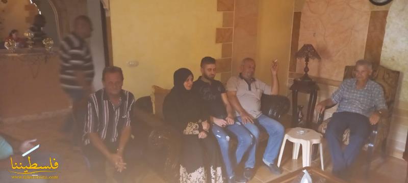 شناعة يلتقي قيادة حركة "فتح" وآل زيدان في مخيم المية ومية