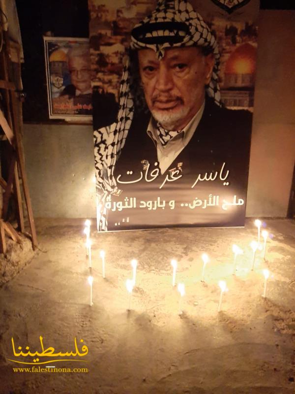 حركة "فتح" في السّاحل تكلّل مقبرة الشهداء بالورود وتضيء الشموع في ذكرى الرمز أبو عمار
