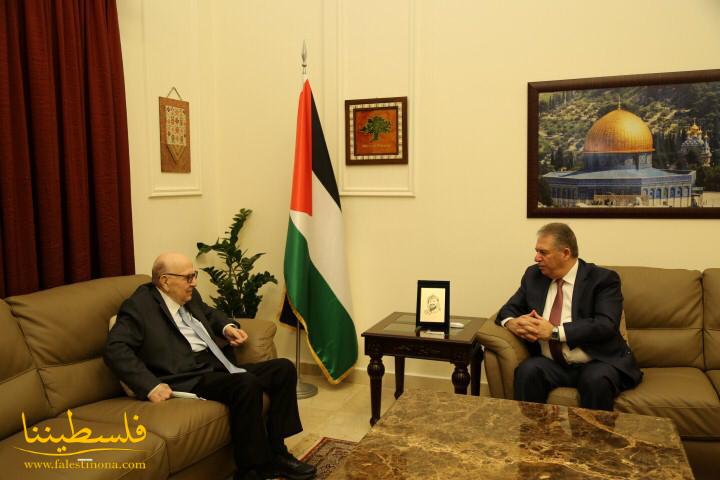 السفير دبور يستقبل الأمين العام المساعد لجامعة الدول العربية