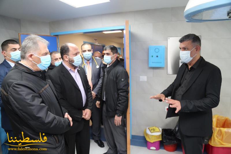 السفير دبور يفتتح قسم العمليات في مستشفى حيفا في برج البراجنة