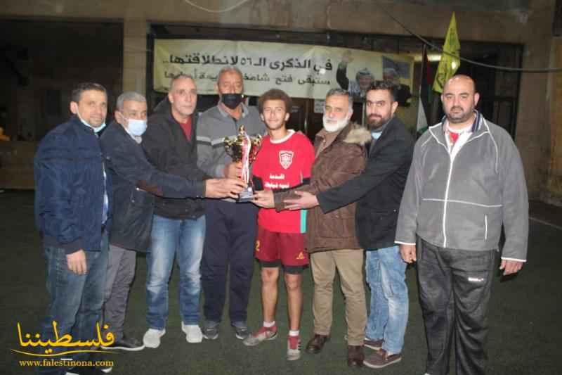"عيلبون عين الحلوة" يحرز كأس بطولة انطلاقة "فتح" الـ٥٦ للناشئين