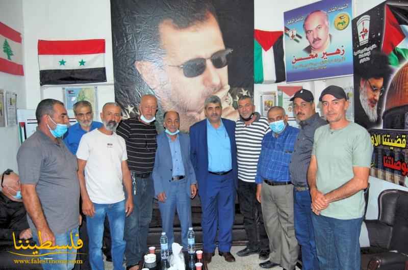 حركة "فتح" - منطقة صور تُهنِّئ طلائع حرب التحرير الشعبية بإعادة انتخاب الأسد رئيسًا للجمهورية العربية السورية