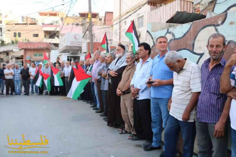 فصائل العمل الوطني الفلسطيني تُنظّم وقفةً غاضبةً في مخيّم الرشيدية نصرةً ودعمًا لصمود أهلنا في القدس