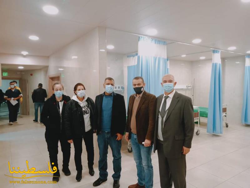 وفدٌ من مخيّم ضبية يزور جمعية الهلال الأحمر الفلسطيني- مستشفى الهمشري