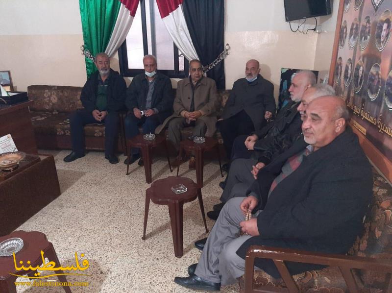 اللِّواء شبايطة يستقبل وفدًا من أعضاء اللجنة المركزية لجبهة النِّضال الشعبي الفلسطيني
