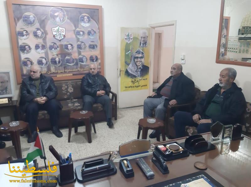 اللِّواء شبايطة يستقبل وفدًا من أعضاء اللجنة المركزية لجبهة النِّضال الشعبي الفلسطيني