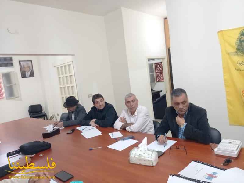 الحقوق الإنسانية للاجئين الفلسطينيين في لبنان على طاولة لجنة العلاقات السياسية لحركة "فتح"  في لبنان