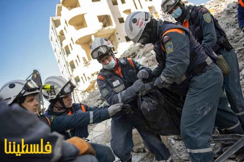 ارتفاع حصيلة ضحايا الزلزال في سوريا وتركيا إلى أكثر من 20 ألفا