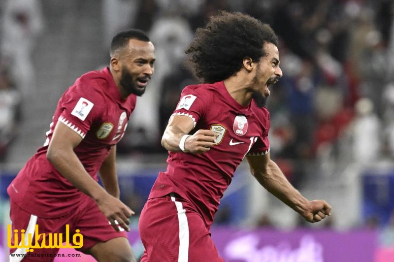 قطر تهزم إيران وتضرب موعدًا مع الأردن في النهائي
