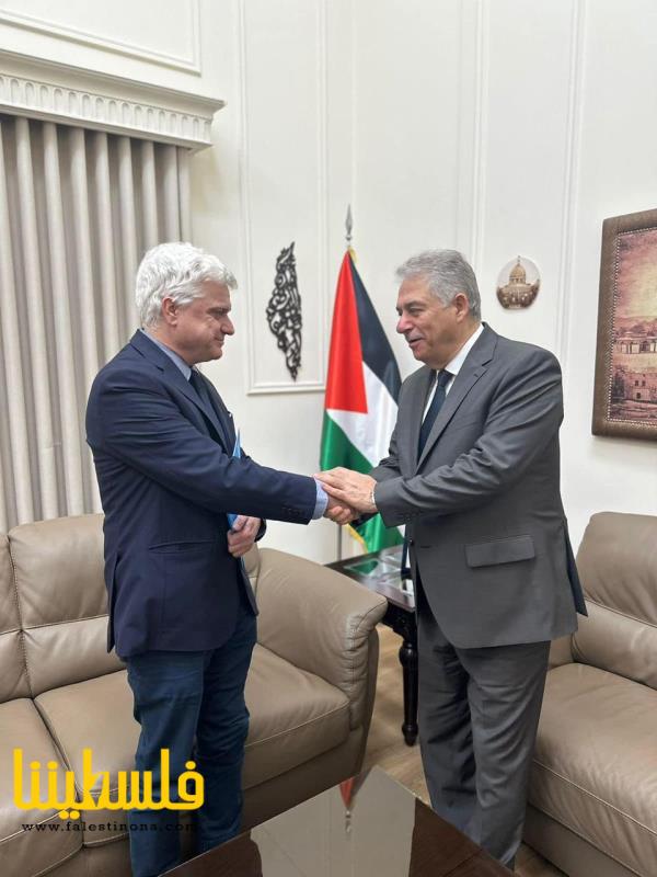 السفير دبور يلتقي ممثل منظمة اليونيسف في لبنان