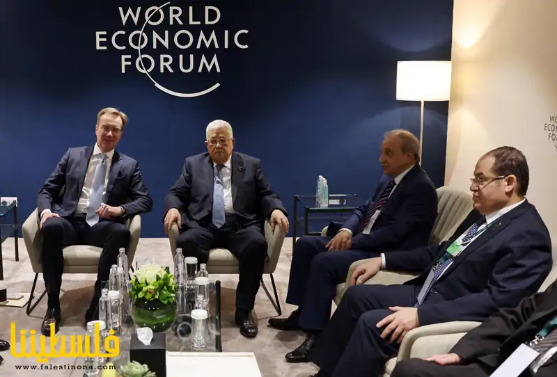 سيادة الرئيس يلتقي رئيس المنتدى الاقتصادي العالمي في الرياض