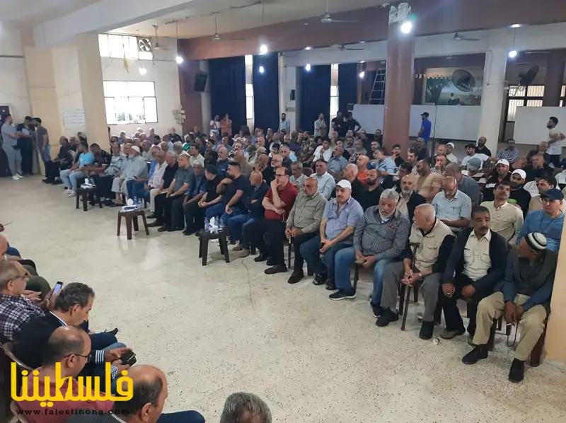 حركة "فتح" ترعى مصالحة بين  آل الحديري في مخيم البداوي
