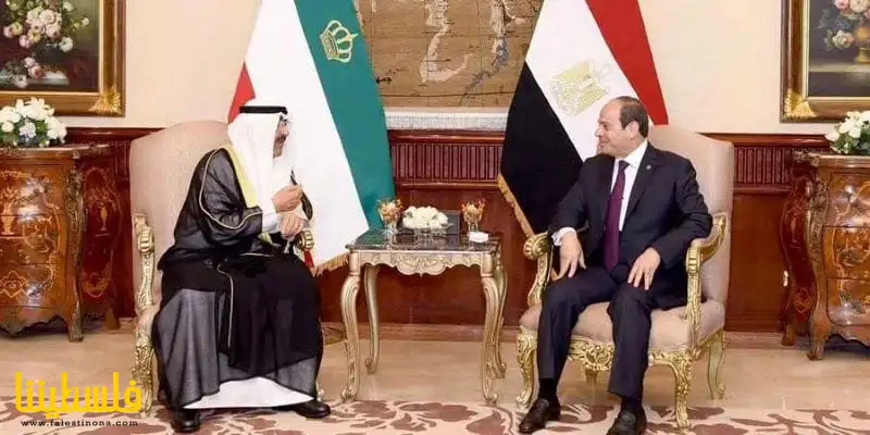 الرئيس المصري وأمير الكويت يؤكدان ضرورة التوصل...