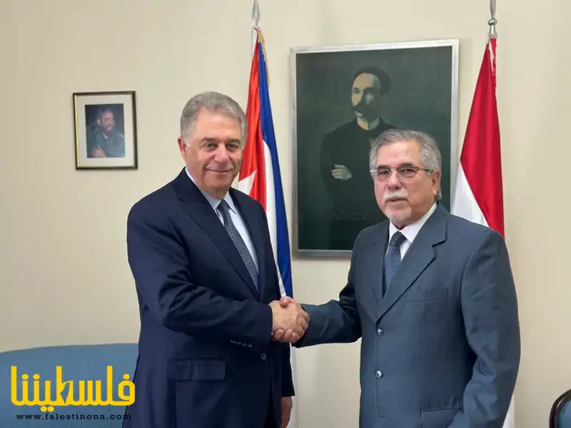 السفير دبور يلتقي السفير الكوبي في لبنان
