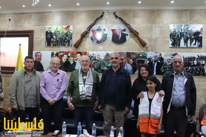 اللواء عبد الله: يستقبل مدير الهلال الأحمر الفلسطيني في منطقة صور