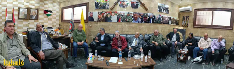 اللواء عبدالله يستقبل وفدًا مركزيًا من إتحاد نقابات عمال فلسطين- فرع لبنان