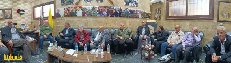 اللواء عبدالله يستقبل وفدًا مركزيًا من إتحاد نقابات عمال فلسطين- فرع لبنان