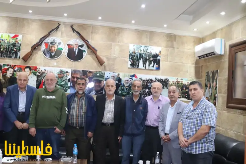 اللواء عبدالله يستقبل وفدًا من لجنة المتابعة المركزية للجان الشعبية الفلسطينية في لبنان