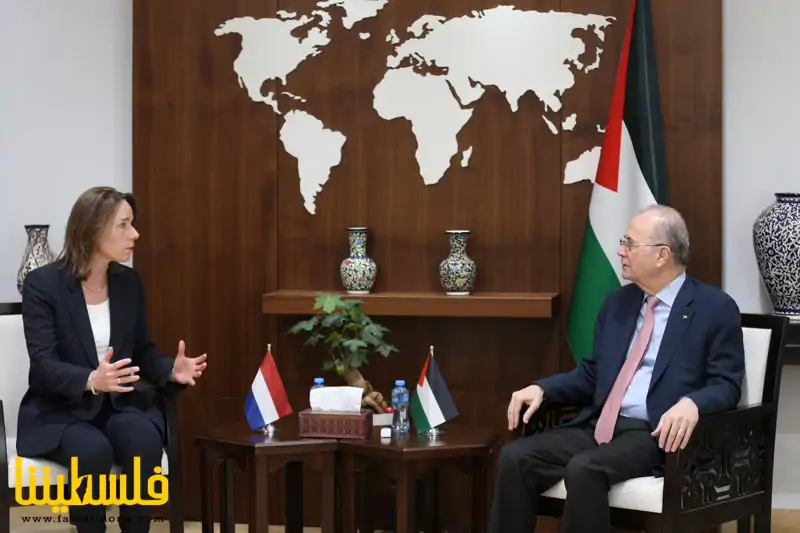 مصطفى يبحث مع وزيرة خارجية هولندا الجهود الإغاثية في غزة واحتج...