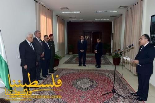 الرئيس يتقبل أوراق اعتماد سفير مصر لدى فلسطين