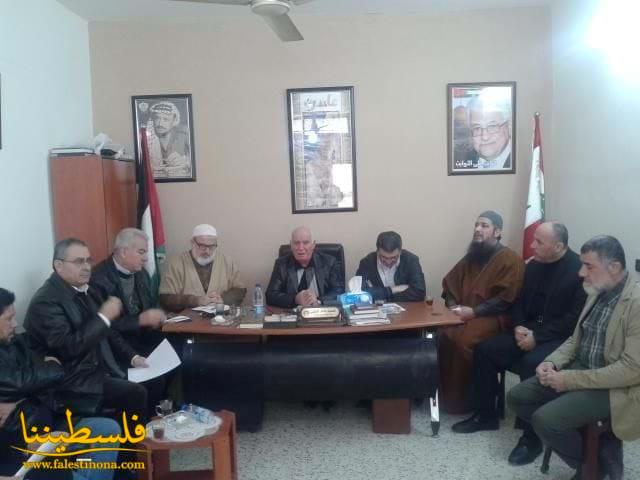 اللجنة الأمنية الفلسطينية العليا تعقِد اجتماعها الدوري في عين الحلوة