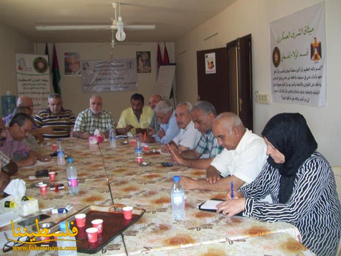 القيادة الفلسطينية بصيدا تلتقي اللجان الشعبية للمخيمات