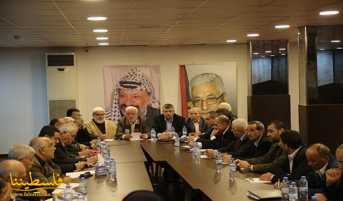 الفصائل الفلسطينية تعقد اجتماعاً في سفارة فلسطين في بيروت