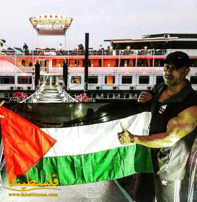 الفلسطيني غانم اسماعيل يفوز بالمركز الأول في بطولة العالم لكمال الأجسام