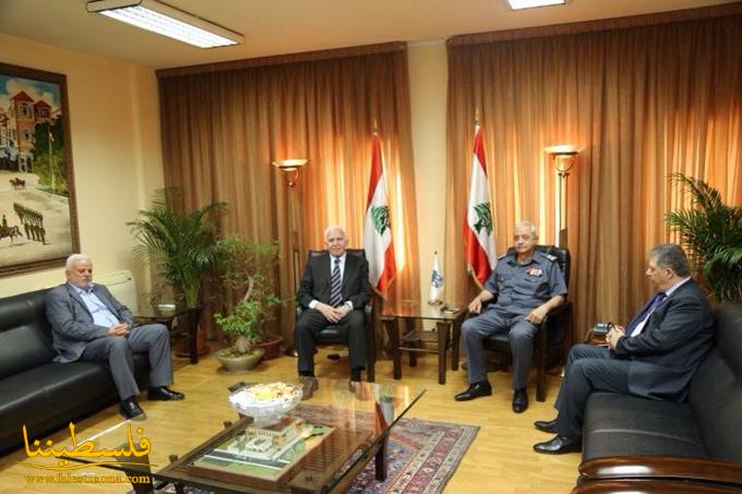 الأحمد يلتقي وزير الداخلية اللبنانية ومدير عام قوى الأمن الداخلي