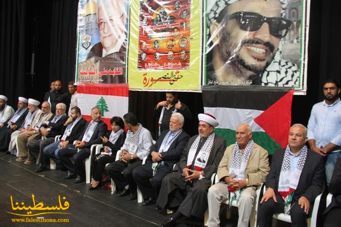 حركة "فتح" في صيدا تحيي ذكرى استشهاد القائد ياسر عرفات بمهرجان جماهيري