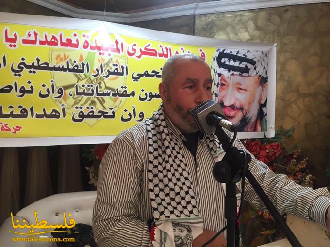 مهرجان سياسي حاشد في نهر البارد احياءً لذكرى استشهاد ياسر عرفات
