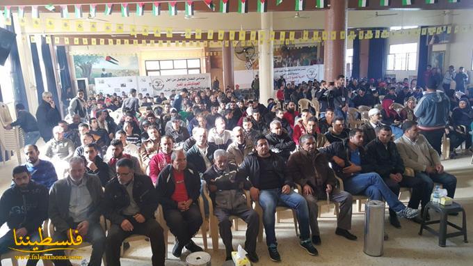 مهرجان سياسي للاتحاد الديمقراطي الفلسطيني فدا بذكرى انطلاقتها في البداوي