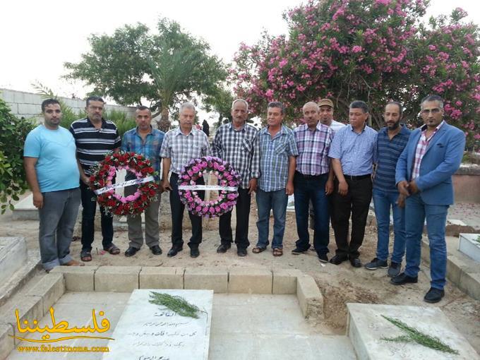 حركة "فتح" وفصائل "م.ت.ف" تزور مقابر الشهداء في القاسمية وجمجميم