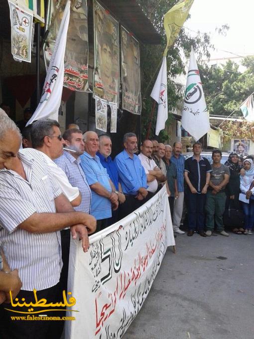 حركة "فتح" في عين الحلوة تشارك جبهة النضال بإعتصام حاشد تضامناً مع الأقصى