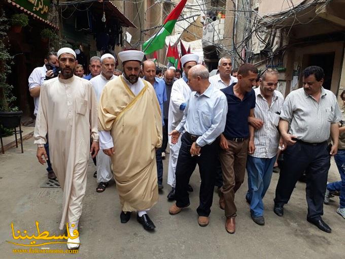 مخيمات بيروت تنظِّم مسيرات نصرة للأقصى وإحتفاءً بإنتصار المقدسيين