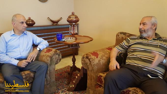 فياض يزور رئيس لجنة الحوار اللبناني الفلسطيني السابق خلدون الشريف في الشمال