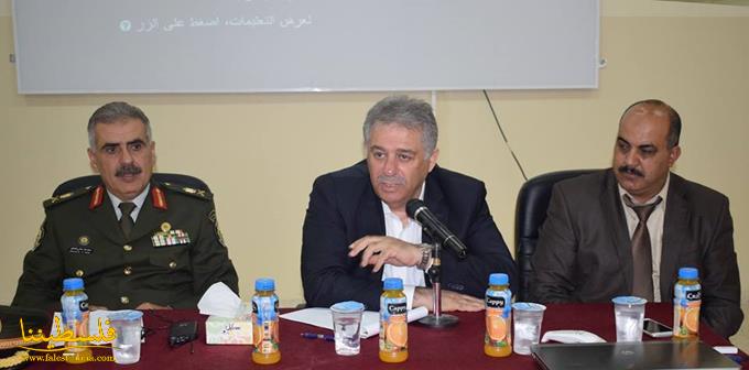 السفير دبور يلتقي "هيئة التدريب العسكري لقوى الأمن الفلسطيني" في أريحا