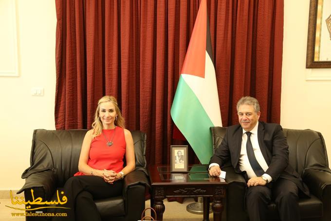 دبور يستقبل سفيرة سويسرا في لبنان