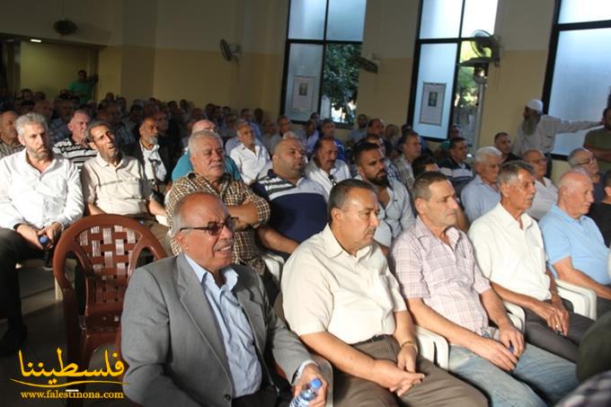 ‏"م.ت.ف" وحركة "فتح" في لبنان تؤبِّن عضو المجلس الاستشاري لحركة "فتح" خالد عزّام