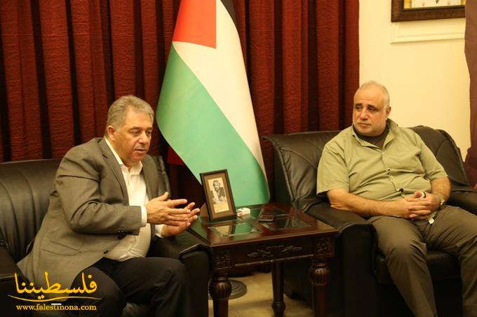السفير دبور يستقبل قيادة حركة "فتح" في صيدا وشعبها التنظيمية