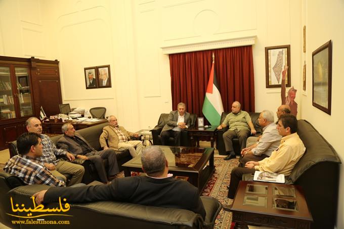 السفير دبور يستقبل قيادة حركة "فتح" في صيدا وشعبها التنظيمية